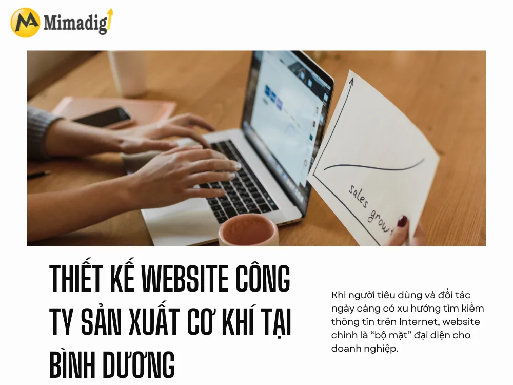 Thiết kế website công ty sản xuất cơ khí tại Bình Dương