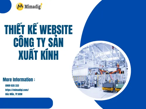 Glass Manufacturing Company Website Design