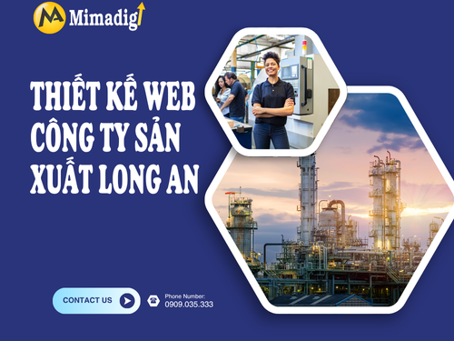 Thiết kế web công ty sản xuất Long An