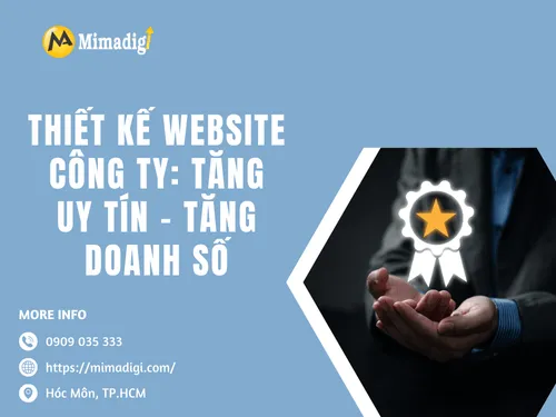 Thiết kế website công ty: Tăng uy tín – tăng doanh số
