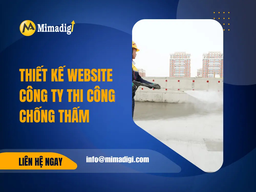 Waterproofing Construction Company Website Design