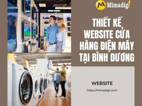 Website Design for Electronics Stores in Binh Duong