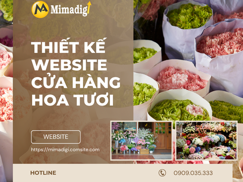 Thiết kế website cửa hàng hoa tươi