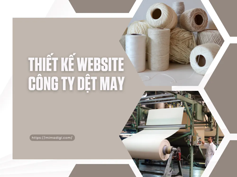 Thiết kế website công ty dệt may