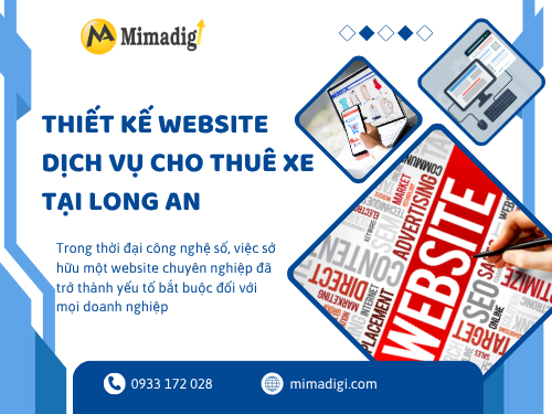 Thiết kế website dịch vụ cho thuê xe tại Long An