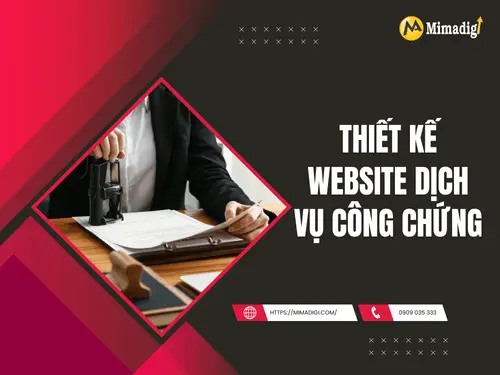 Thiết kế website dịch vụ công chứng