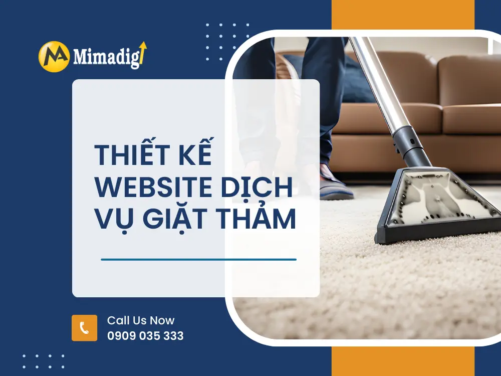 Thiết kế website dịch vụ giặt thảm