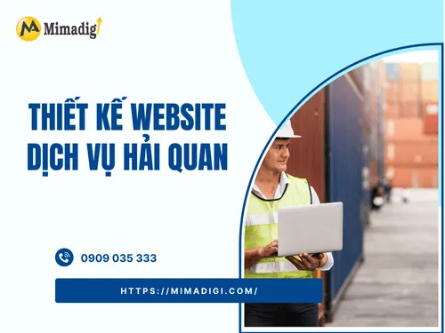 Thiết kế website dịch vụ hải quan