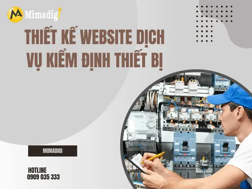 Equipment inspection services website design