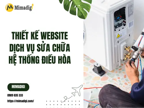 Thiết kế website dịch vụ sửa chữa hệ thống điều hòa