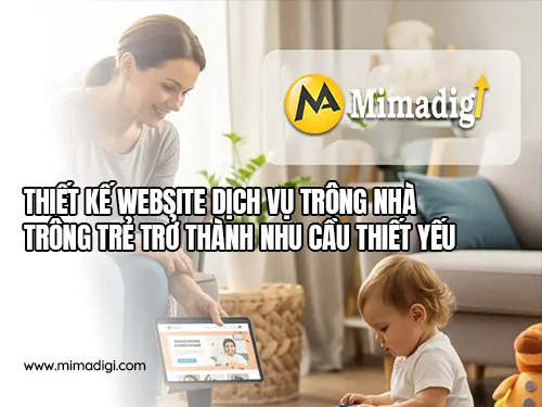 Thiết kế website dịch vụ trông nhà – trông trẻ
