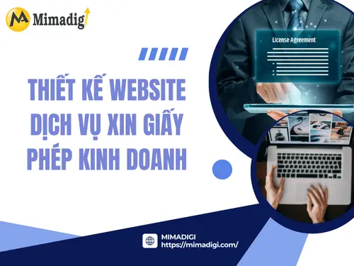 Thiết kế website dịch vụ xin giấy phép kinh doanh