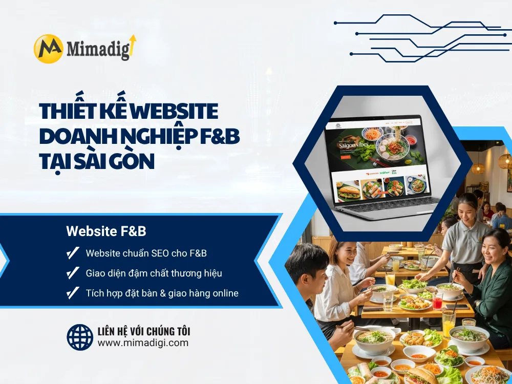 Website Design for F&B Enterprises in Ho Chi Minh City