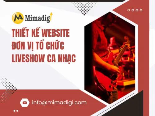 Website Design for Music Live Show Organizers
