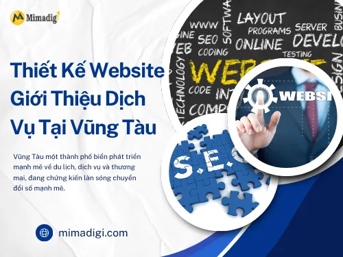 Website Design for Service Introduction in Vung Tau