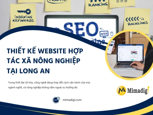 Thiết kế website hợp tác xã nông nghiệp tại Long An