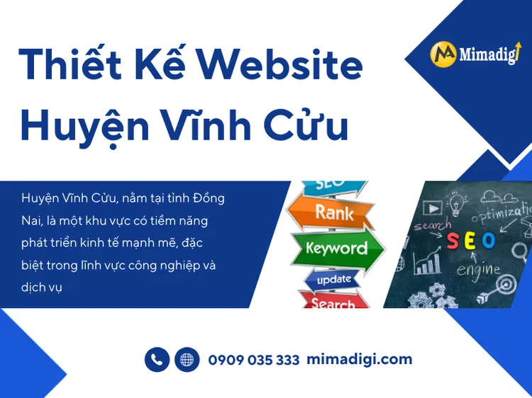 Vinh Cuu District Website Design
