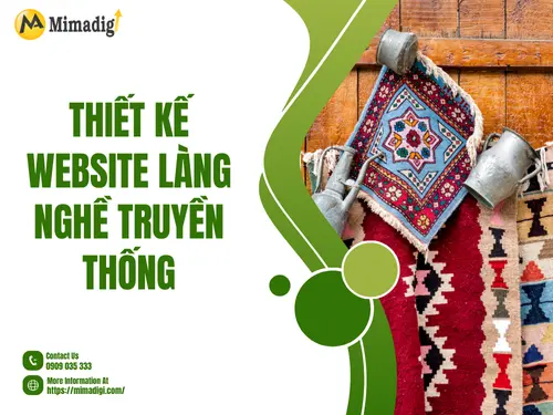 Traditional craft villages website design