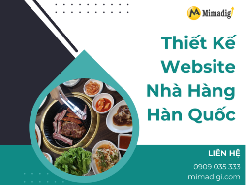 Korean Restaurant Website Design