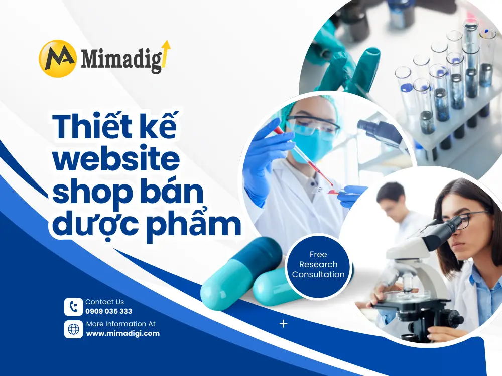 Thiết kế website shop bán dược phẩm