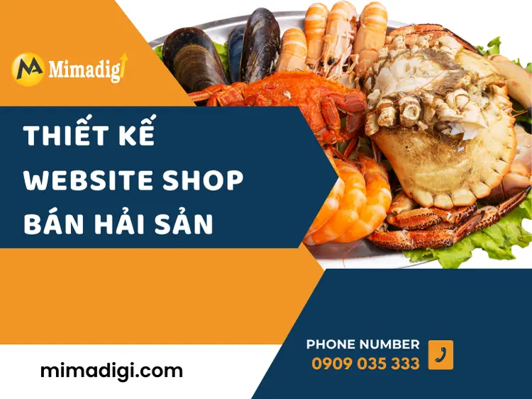 Seafood Shop Website Design