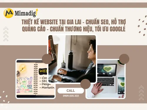 Website Design in Gia Lai – SEO Standard, Advertising Support