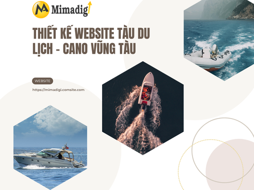 Thiết kế website tàu du lịch – cano Vũng Tàu