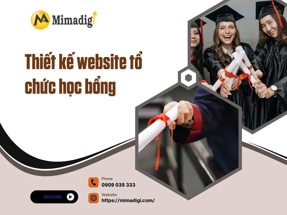 Thiết kế website tổ chức học bổng