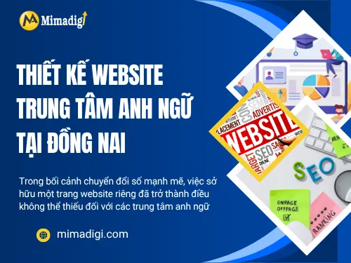 Website design for English language centers in Dong Nai