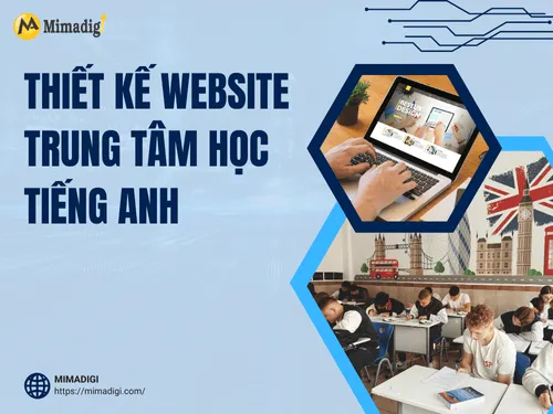 Thiết kế website trung tâm học tiếng Anh