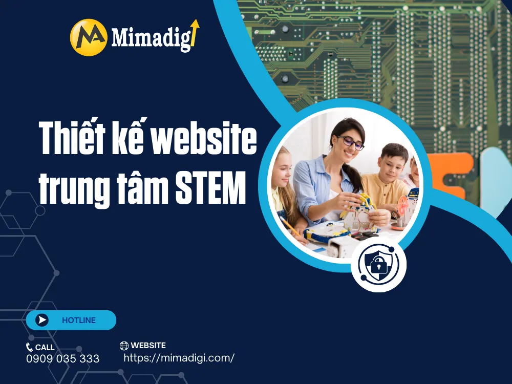 Thiết kế website trung tâm STEM