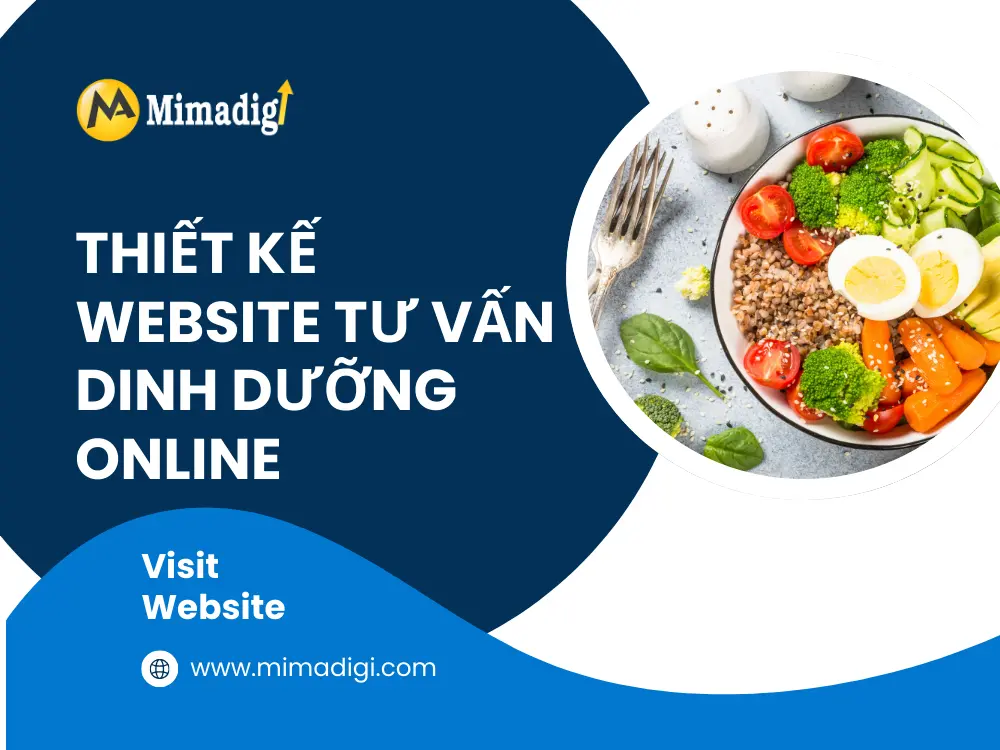 Thiết kế website tư vấn dinh dưỡng online