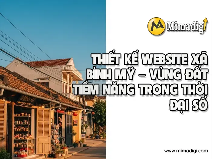 Website Design for Binh My Commune