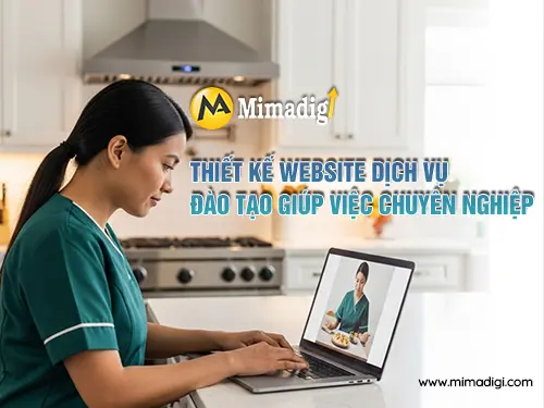 Thiết kế website dịch vụ đào tạo giúp việc chuyên nghiệp