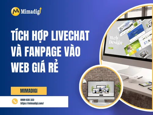 Integrate Livechat and Fanpage into Affordable Websites