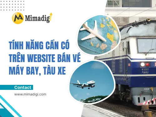 Thiết kế website bán vé máy bay, tàu xe