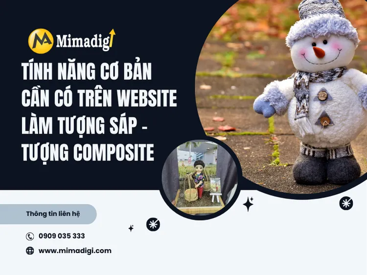 Thiết kế website làm tượng sáp – tượng composite