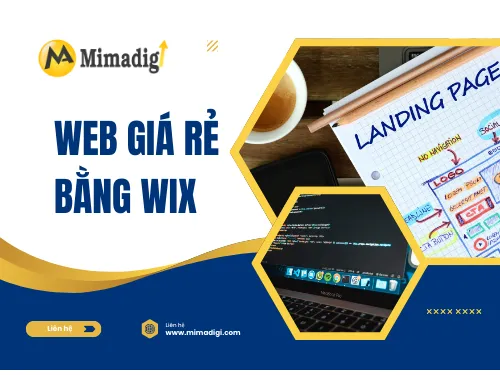 Web giá rẻ bằng Wix