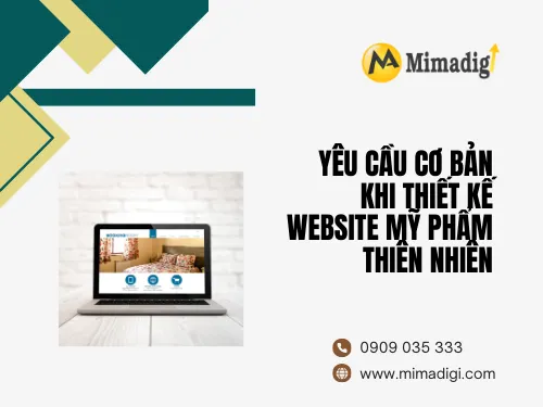 Natural Cosmetics Website Design