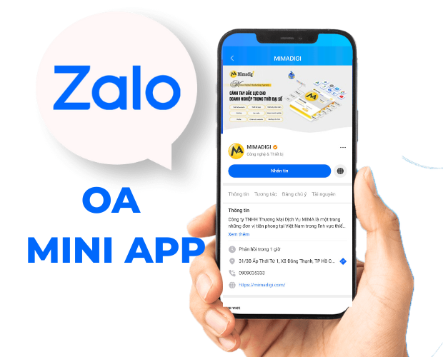 Dịch Vụ Đăng Ký Zalo OA - Zalo Mini App